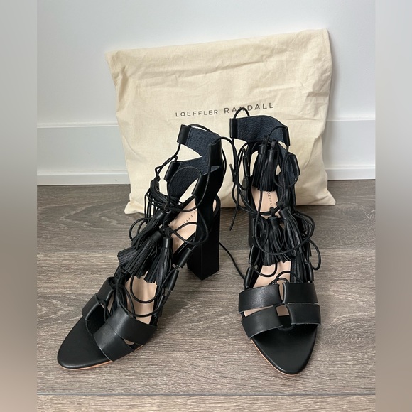 Loeffler Randall UNWORN Lace Up Sandals - Picture 1 of 3